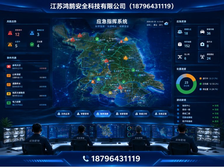临沂应急指挥系统展示图